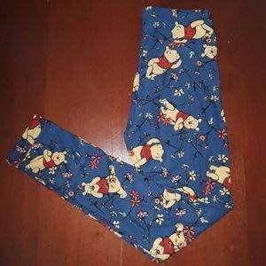 LuLaRoe OS Disney Winnie The Pooh Leggings